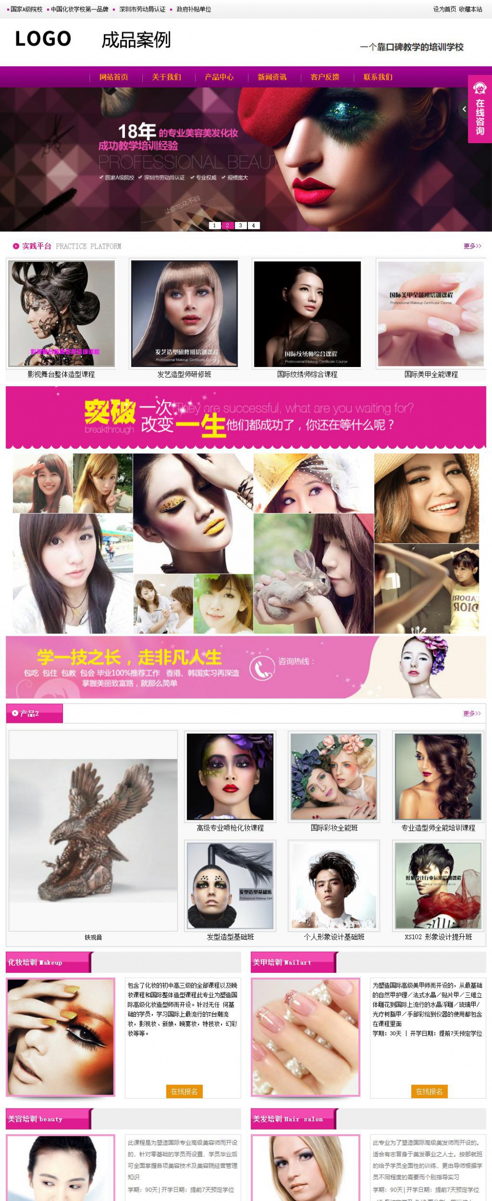 营销型成品案例站No:8852